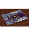 AMBESONNE LOTUS PLACE MATS, SET OF 4
