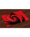 AMBESONNE ROSE PLACE MATS, SET OF 4