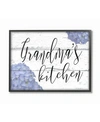 Stupell Industries Grandma's Kitchen Hydrangeas Framed Giclee Art, 11" X 14" In Multi