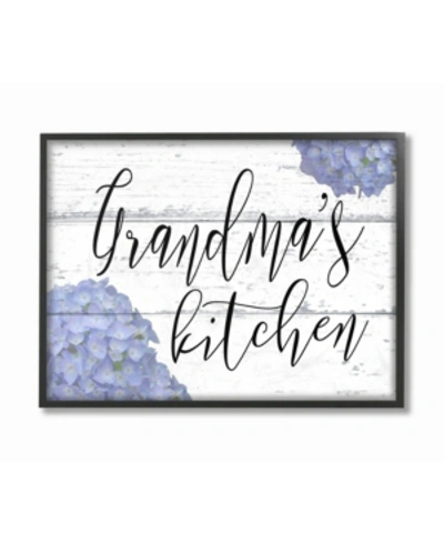 Stupell Industries Grandma's Kitchen Hydrangeas Framed Giclee Art, 11" X 14" In Multi