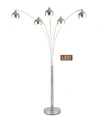 ARTIVA USA AMORE 86" LED ARCHED FLOOR LAMP WITH DIMMER, 5000 LUMENS