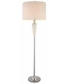 ARTIVA USA CRYSTAL SUITE COLLECTION 60" H MODERN 2-LIGHT LED CRYSTAL FLOOR LAMP WITH DIMMER