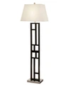 ARTIVA USA PERRY 64" GEOMETRIC-SCULPTURED, FINISHED FLOOR LAMP