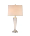 ARTIVA USA CRYSTAL SUITE COLLECTION 33" H MODERN 2-LIGHT LED CRYSTAL TABLE LAMP WITH DIMMER
