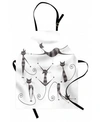 Ambesonne Cat Apron In Multi
