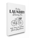 STUPELL INDUSTRIES OLDE LAUNDRY DELIVERY CO VINTAGE-INSPIRED BIKE CANVAS WALL ART, 16" X 20"