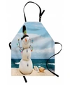 AMBESONNE SNOWMAN APRON