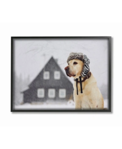 Stupell Industries Nordic Vibes Golden Retriever Dog Framed Giclee Art, 11" X 14" In Multi