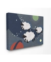 STUPELL INDUSTRIES SHEEP IN SPACE CANVAS WALL ART, 16" X 20"