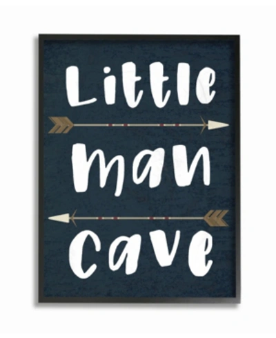 Stupell Industries Little Man Cave Arrows Framed Giclee Art, 11" X 14" In Multi