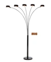 ARTIVA USA MICAH PLUS MODERN LED 88" 5-ARCHED FLOOR LAMP WITH DIMMER