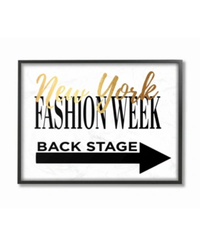 Stupell Industries New York Fashion Week Backstage Framed Giclee Art, 11" X 14" In Multi
