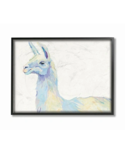 Stupell Industries Ophelia The Llama Framed Giclee Art, 11" X 14" In Multi