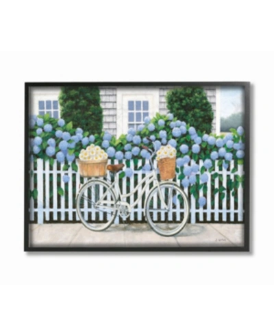 Stupell Industries Cape Cod Daisy Bike Framed Giclee Art, 11" X 14" In Multi