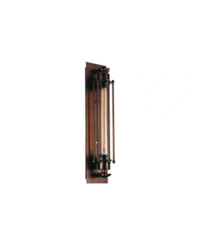 Cwi Lighting Kiera 1 Light Wall Sconce In Dark Brown