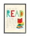 Stupell Industries Home Decor The More That You Read The More Things You Will Know Framed Giclee Art, 16" X 20" In Multi