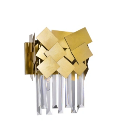 Cwi Lighting Panache 1 Light Wall Light In Gold