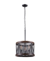 Cwi Lighting Parsh 3 Light Chandelier In Pewter