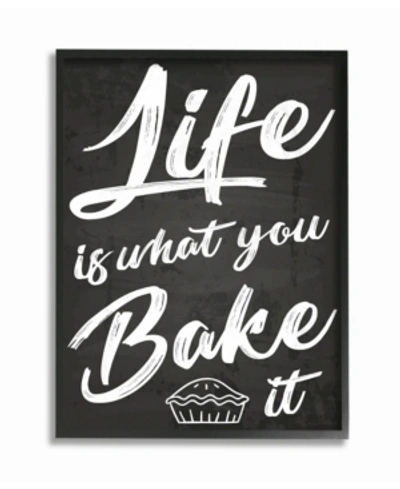 Stupell Industries Life Is What You Bake It Framed Giclee Art, 11" X 14" In Multi