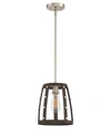 Designer's Fountain Designers Fountain Presidio 1 Light Mini-pendant In Brown