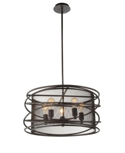 Cwi Lighting Darya 5 Light Chandelier In Brown