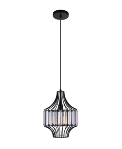 Cwi Lighting Alethia 1 Light Chandelier In Black