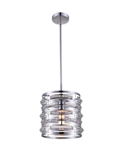 Cwi Lighting Petia 1 Light Chandelier In Chrome