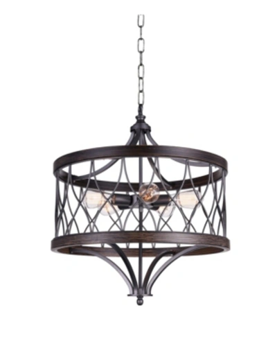 Cwi Lighting Amazon 5 Light Chandelier In Pewter