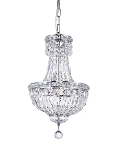 Cwi Lighting Stefania 4 Light Mini Pendant In Chrome