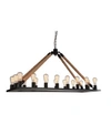 Cwi Lighting Ganges 18 Light Chandelier In Black