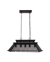 Cwi Lighting Savill 5 Light Chandelier In Black