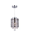 Shop Cwi Lighting Eternity 1 Light Mini Pendant In Chrome