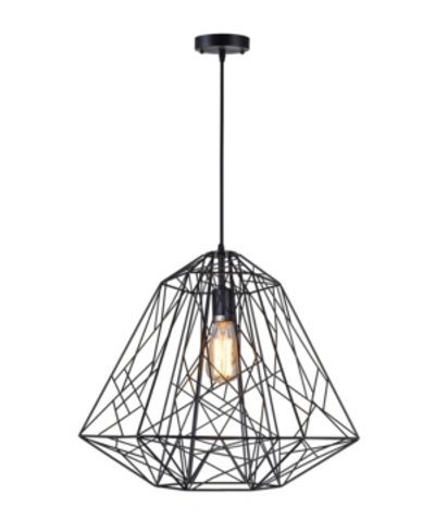 Cwi Lighting Bagheera 1 Light Chandelier In Black