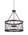 Cwi Lighting Amazon 5 Light Chandelier In Pewter