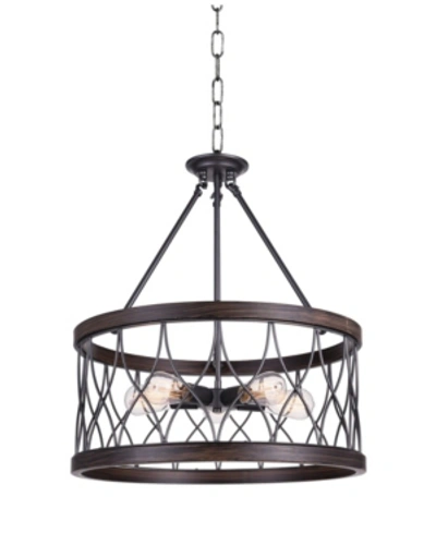 Cwi Lighting Amazon 5 Light Chandelier In Pewter