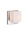 Cwi Lighting Satin Nickle 1 Light Wall Sconce In Chrome