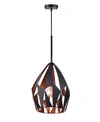 Cwi Lighting Oxide 1 Light Down Pendant In Multi