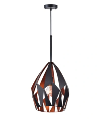 Cwi Lighting Oxide 1 Light Down Pendant In Multi