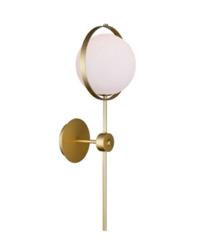 Cwi Lighting Da Vinci 1 Light Wall Light In Gold