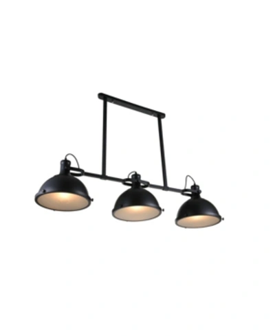 Cwi Lighting Strum 3 Light Chandelier In Black