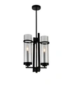 Cwi Lighting Sierra 2 Light Mini Pendant In Black
