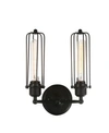 Cwi Lighting Benji 2 Light Wall Sconce In Black