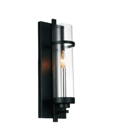 Cwi Lighting Sierra 1 Light Wall Sconce In Black