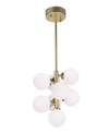 Cwi Lighting Arya 8 Light Mini Pendant In Gold