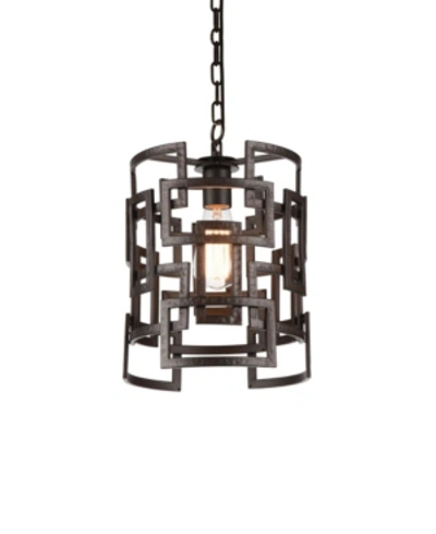 Cwi Lighting Litani 1 Light Mini Pendant In Brown