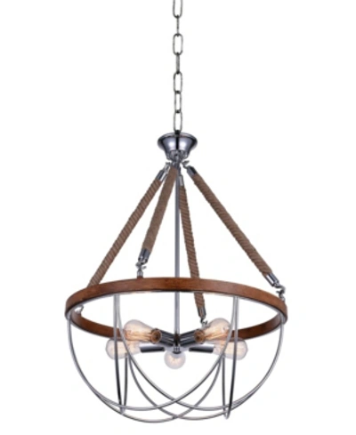 Cwi Lighting Parana 5 Light Chandelier In Chrome