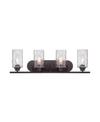 Designer's Fountain Designers Fountain Gramercy Park 4 Light Bath Bar In Bronze