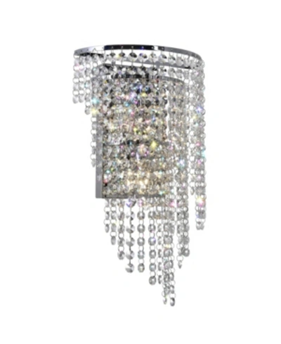 Cwi Lighting Prism 3 Light Wall Sconce In Chrome