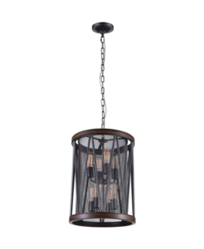 Cwi Lighting Parsh 8 Light Chandelier In Pewter