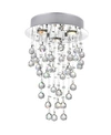 CWI LIGHTING RAIN DROP 3 LIGHT FLUSH MOUNT